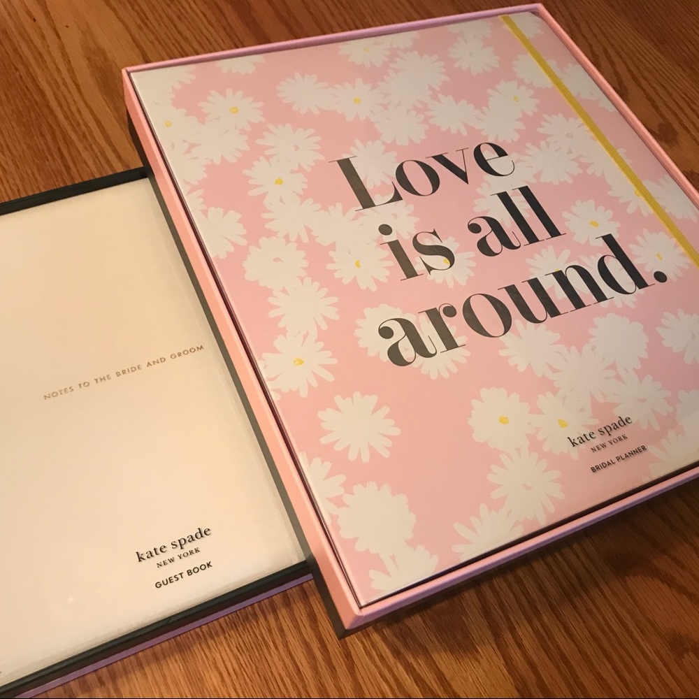 NWT Kate Spade Bridal Planner & Guest Book Wedding